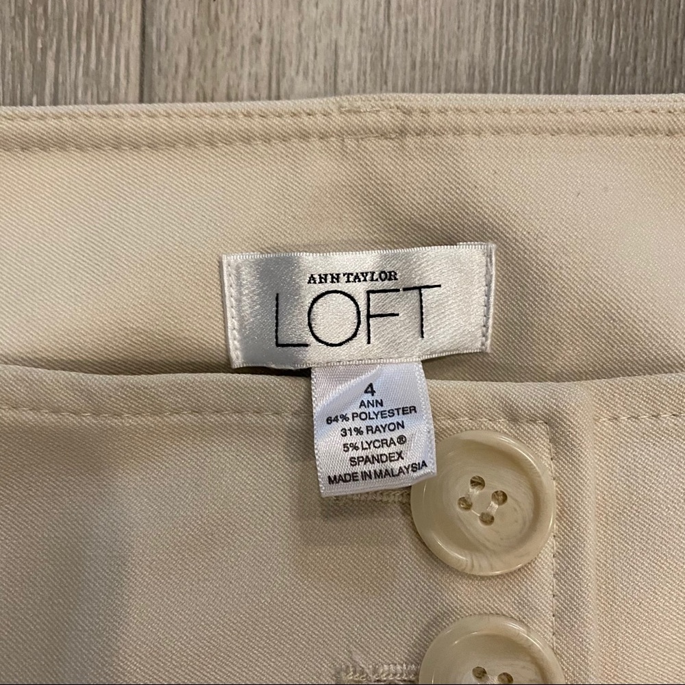 LOFT Women’s Classic Soft Wide Leg Pant - Picture 3 of 4